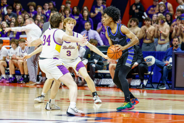 Phillips Academy Williamsville Illinois boys basketball March 7 2024 Nate Latsch 26498